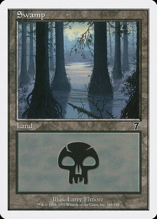 Swamp (348) [Seventh Edition] | Gate City Games LLC