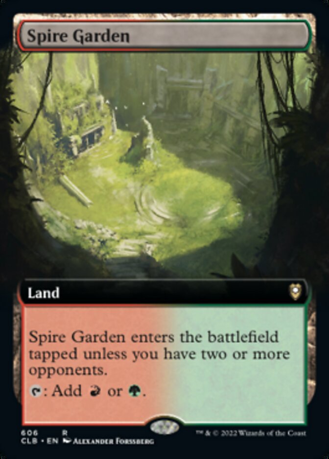 Spire Garden (Extended Art) [Commander Legends: Battle for Baldur's Gate] | Gate City Games LLC