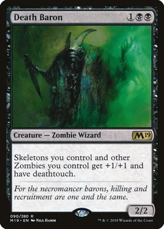 Death Baron [Core Set 2019] | Gate City Games LLC