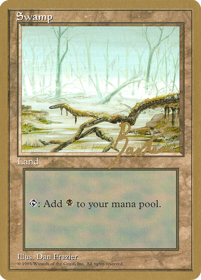 Swamp (gb372) (George Baxter) [Pro Tour Collector Set] | Gate City Games LLC