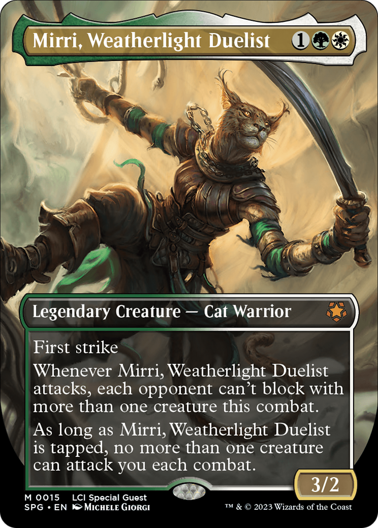 Mirri, Weatherlight Duelist (Borderless) [The Lost Caverns of Ixalan Special Guests] | Gate City Games LLC