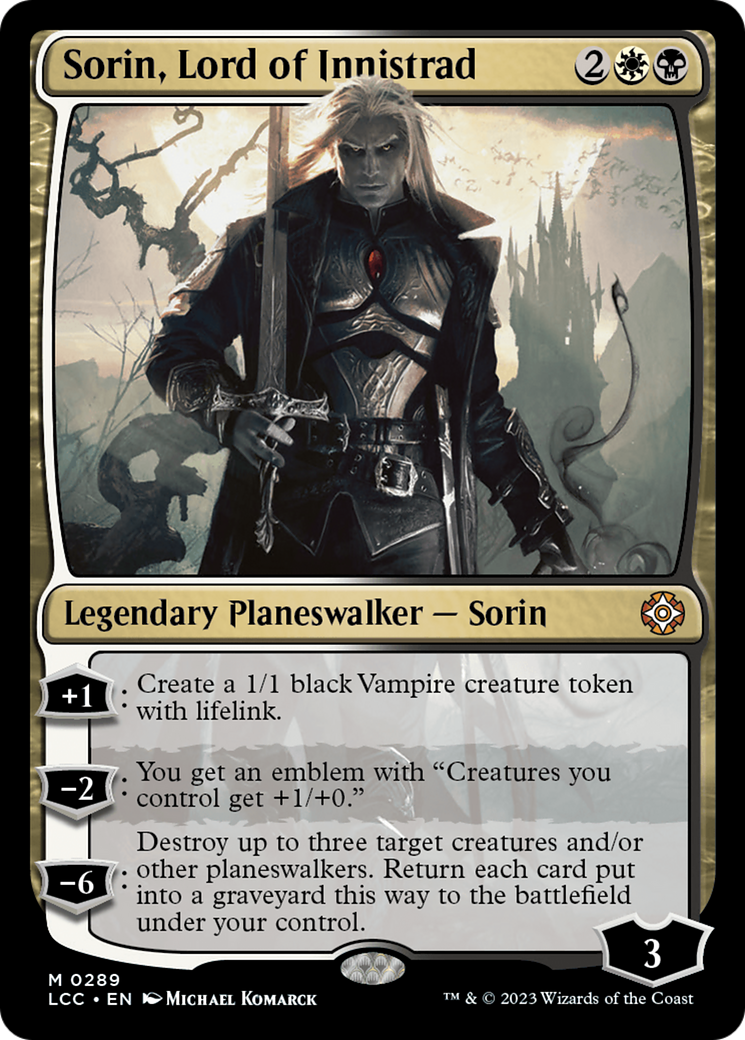 Sorin, Lord of Innistrad [The Lost Caverns of Ixalan Commander] | Gate City Games LLC