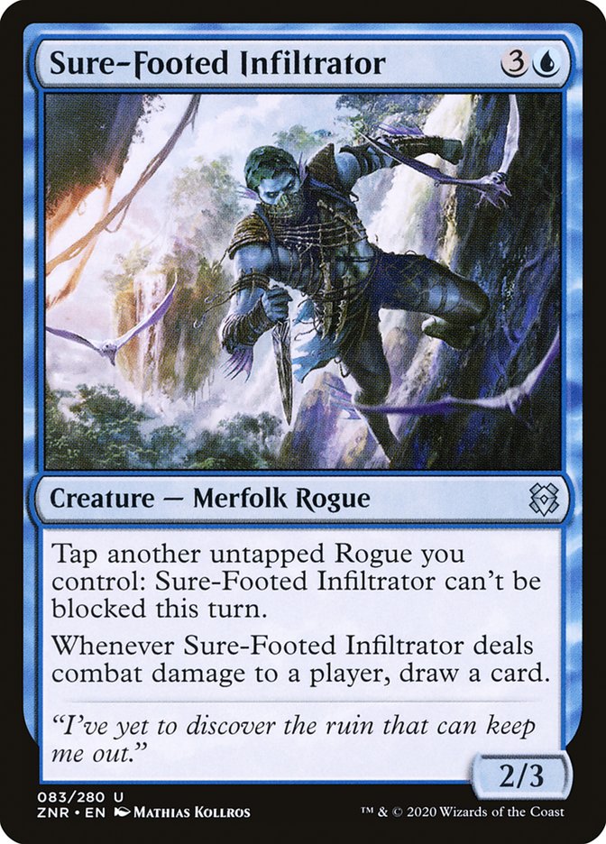 Sure-Footed Infiltrator [Zendikar Rising] | Gate City Games LLC