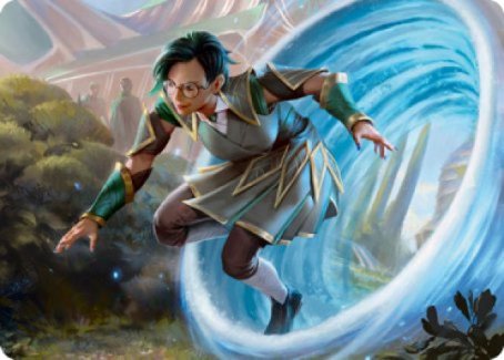 Vortex Runner Art Card [Strixhaven: School of Mages Art Series] | Gate City Games LLC