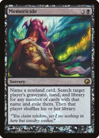 Memoricide [Scars of Mirrodin Promos] | Gate City Games LLC