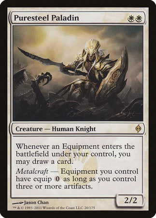 Puresteel Paladin [New Phyrexia] | Gate City Games LLC