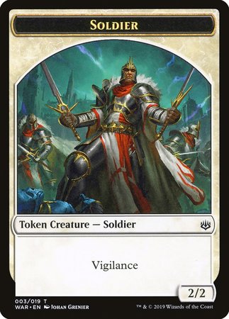 Soldier Token [War of the Spark Tokens] | Gate City Games LLC