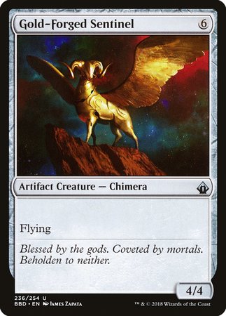 Gold-Forged Sentinel [Battlebond] | Gate City Games LLC
