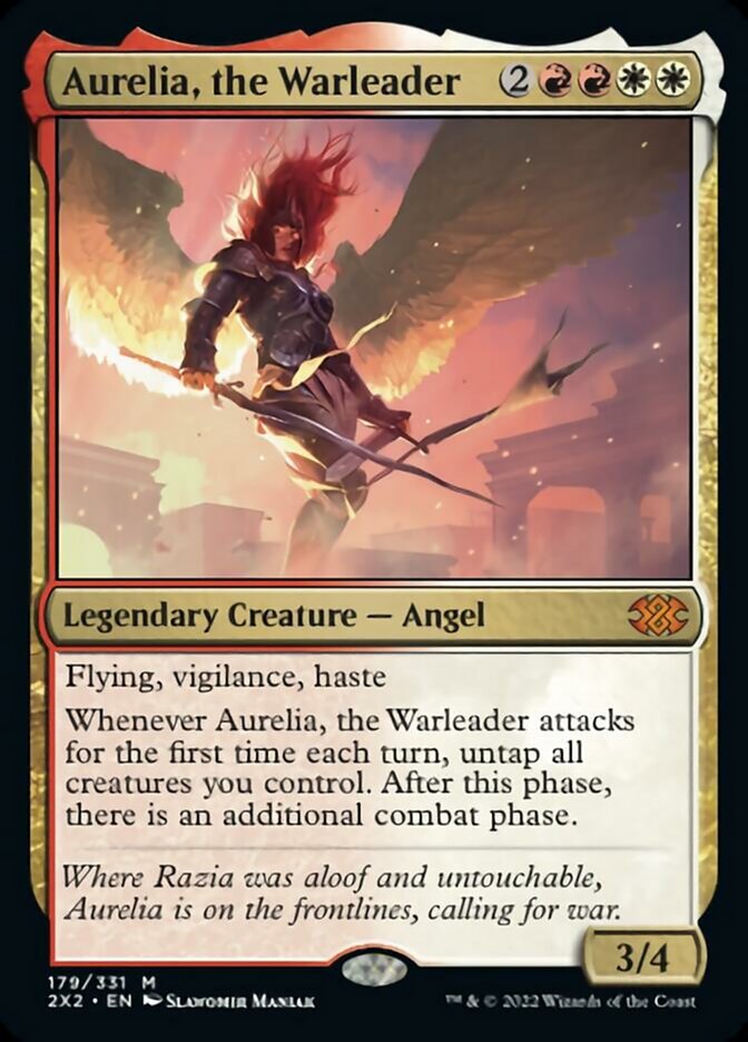 Aurelia, the Warleader [Double Masters 2022] | Gate City Games LLC