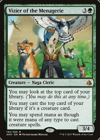 Vizier of the Menagerie [Amonkhet] | Gate City Games LLC