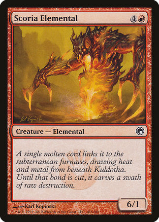 Scoria Elemental [Scars of Mirrodin] | Gate City Games LLC