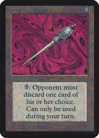 Disrupting Scepter [Limited Edition Alpha] | Gate City Games LLC