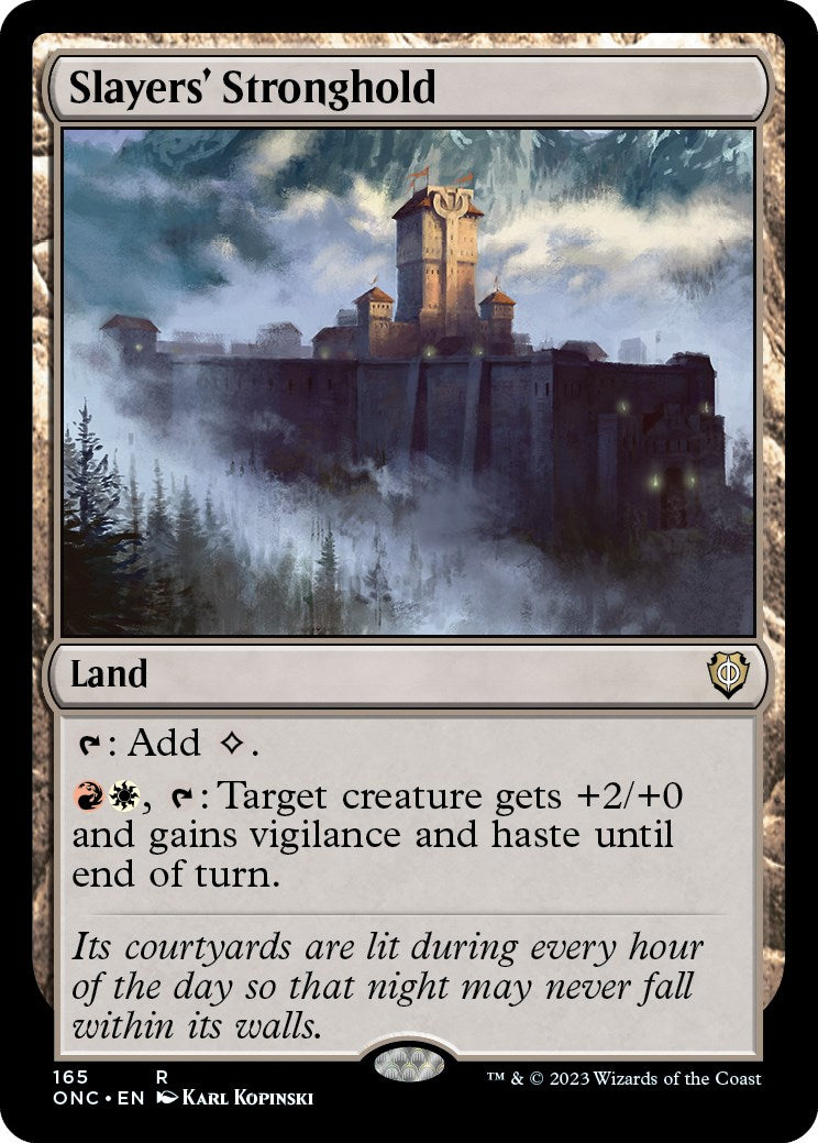 Slayers' Stronghold [Phyrexia: All Will Be One Commander] | Gate City Games LLC