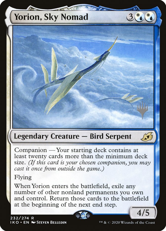 Yorion, Sky Nomad (Promo Pack) [Ikoria: Lair of Behemoths Promos] | Gate City Games LLC