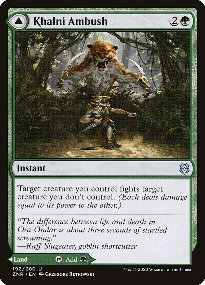 Khalni Ambush // Khalni Territory [Zendikar Rising] | Gate City Games LLC