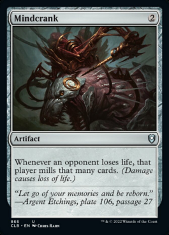 Mindcrank [Commander Legends: Battle for Baldur's Gate] | Gate City Games LLC