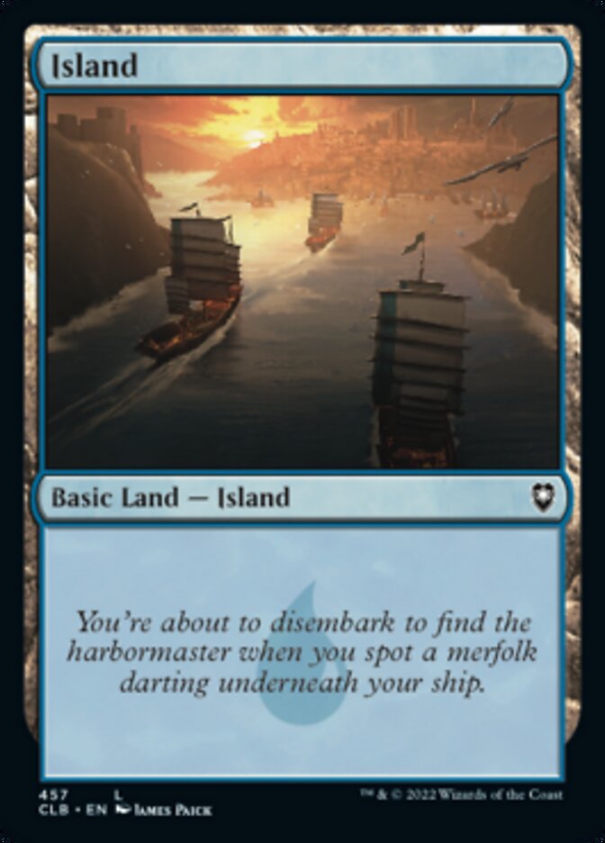 Island (457) [Commander Legends: Battle for Baldur's Gate] | Gate City Games LLC