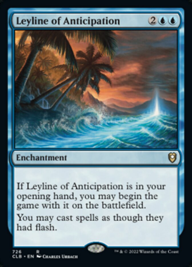 Leyline of Anticipation [Commander Legends: Battle for Baldur's Gate] | Gate City Games LLC