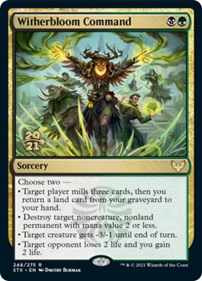 Witherbloom Command [Strixhaven: School of Mages Prerelease Promos] | Gate City Games LLC