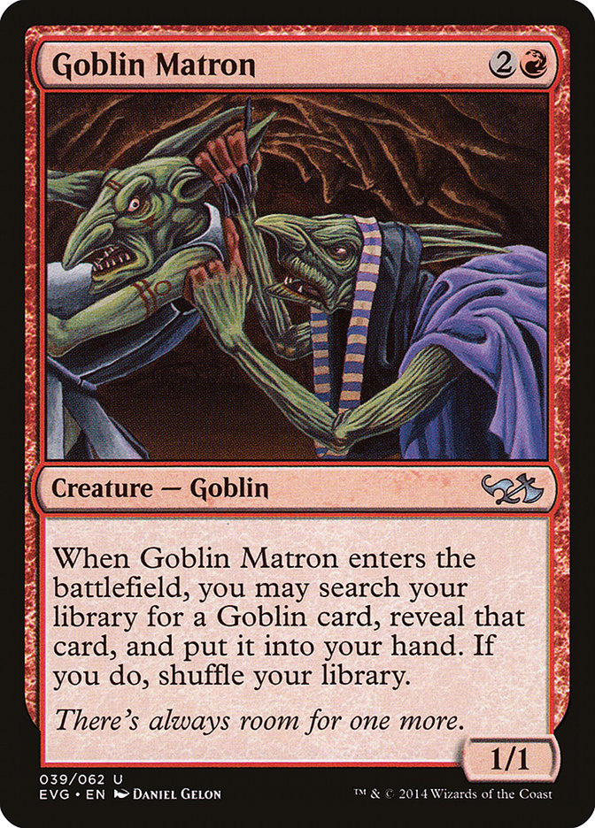 Goblin Matron (Elves vs. Goblins) [Duel Decks Anthology] | Gate City Games LLC