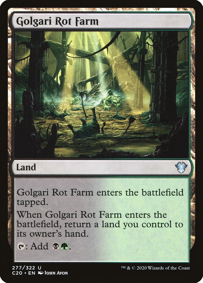 Golgari Rot Farm [Commander 2020] | Gate City Games LLC