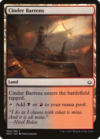 Cinder Barrens [Hour of Devastation] | Gate City Games LLC