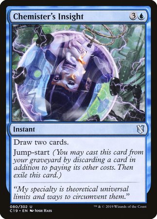 Chemister's Insight [Commander 2019] | Gate City Games LLC