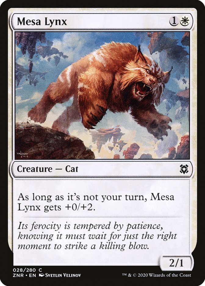 Mesa Lynx [Zendikar Rising] | Gate City Games LLC