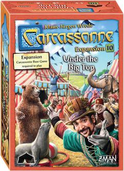 Carcassonne Expansion 10 - Under the Big Top | Gate City Games LLC