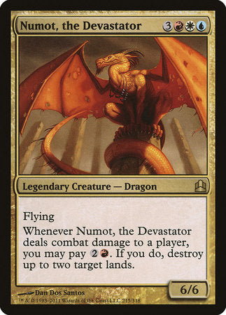 Numot, the Devastator [Commander 2011] | Gate City Games LLC