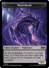 Nightmare // Food (0013) Double-Sided Token [Wilds of Eldraine Tokens] | Gate City Games LLC