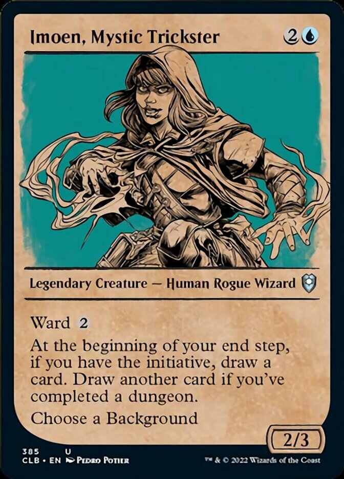 Imoen, Mystic Trickster (Showcase) [Commander Legends: Battle for Baldur's Gate] | Gate City Games LLC