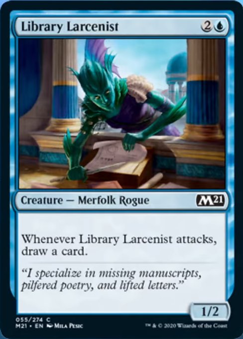 Library Larcenist [Core Set 2021] | Gate City Games LLC