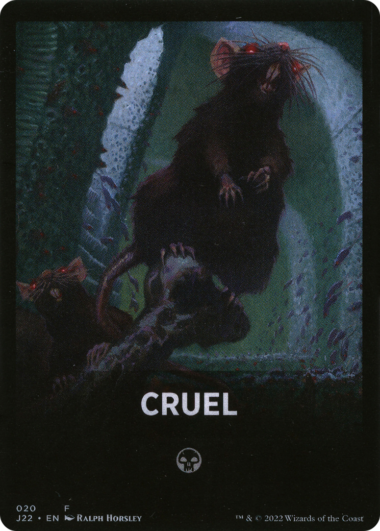 Cruel Theme Card [Jumpstart 2022 Front Cards] | Gate City Games LLC