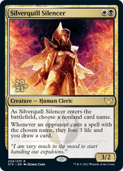 Silverquill Silencer [Strixhaven: School of Mages Prerelease Promos] | Gate City Games LLC