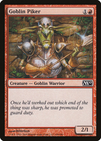 Goblin Piker [Magic 2010] | Gate City Games LLC