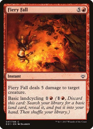 Fiery Fall [Archenemy: Nicol Bolas] | Gate City Games LLC