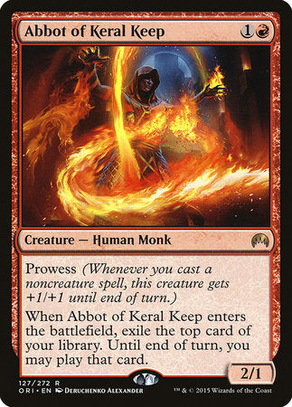 Abbot of Keral Keep [Magic Origins] | Gate City Games LLC