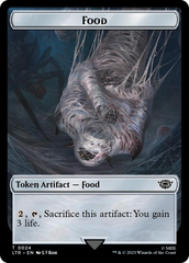 Smaug // Food (0024) Double-Sided Token (Surge Foil) [The Lord of the Rings: Tales of Middle-Earth Tokens] | Gate City Games LLC