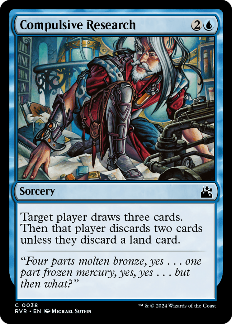 Compulsive Research [Ravnica Remastered] | Gate City Games LLC