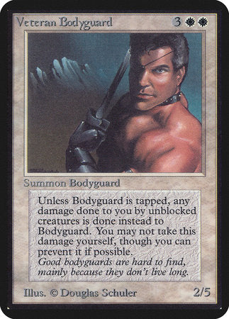 Veteran Bodyguard [Limited Edition Alpha] | Gate City Games LLC