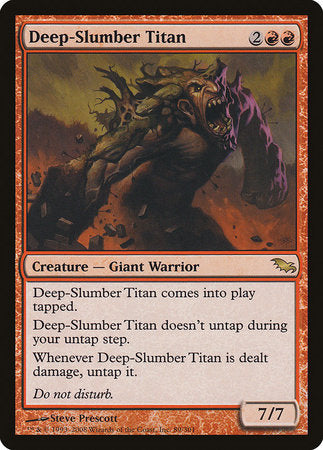 Deep-Slumber Titan [Shadowmoor] | Gate City Games LLC