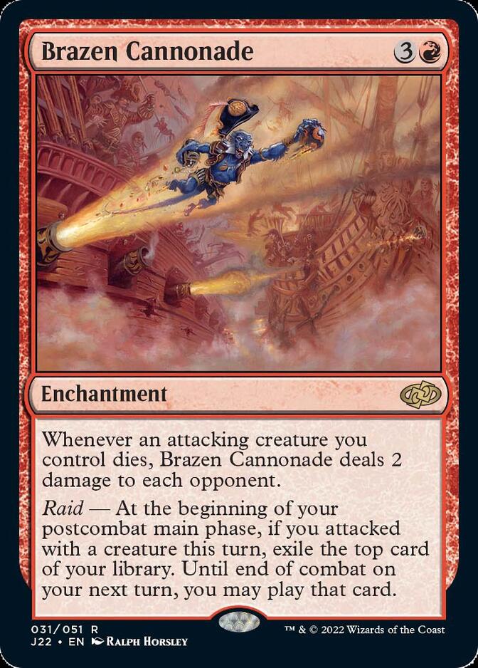 Brazen Cannonade [Jumpstart 2022] | Gate City Games LLC