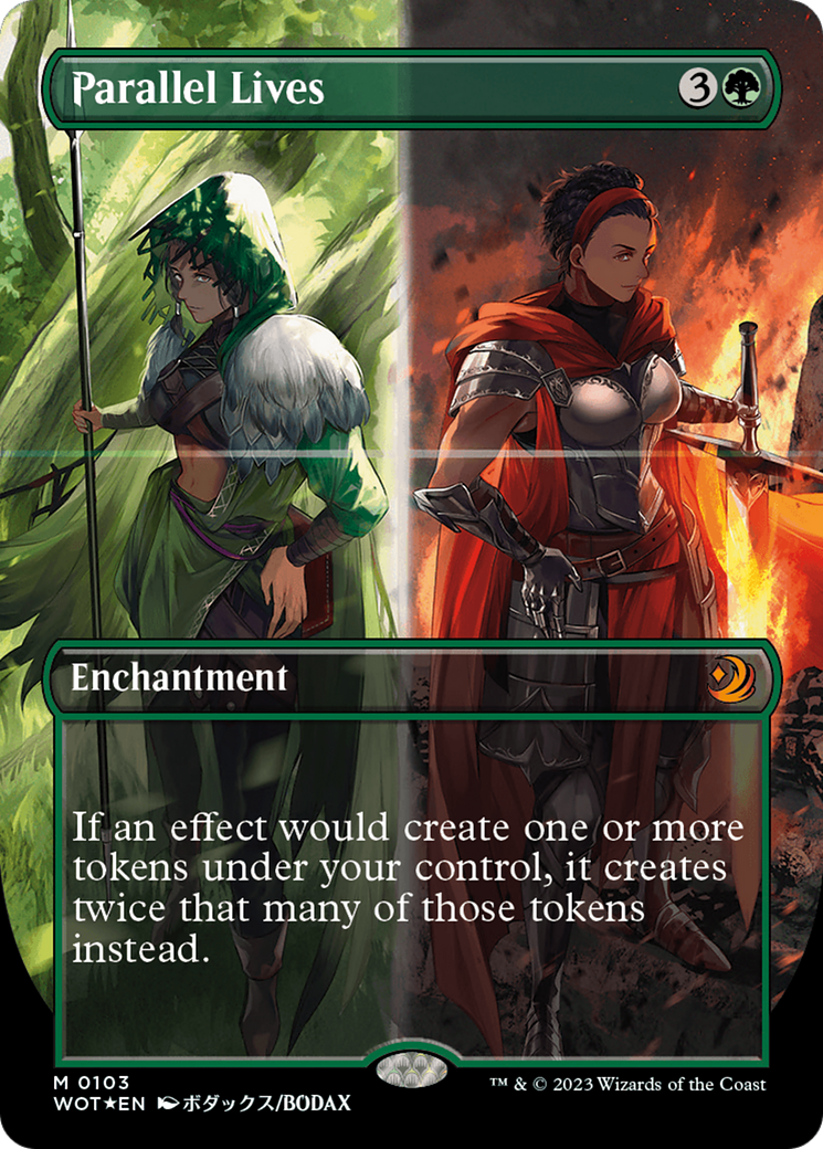 Parallel Lives (Anime Borderless) (Confetti Foil) [Wilds of Eldraine: Enchanting Tales] | Gate City Games LLC