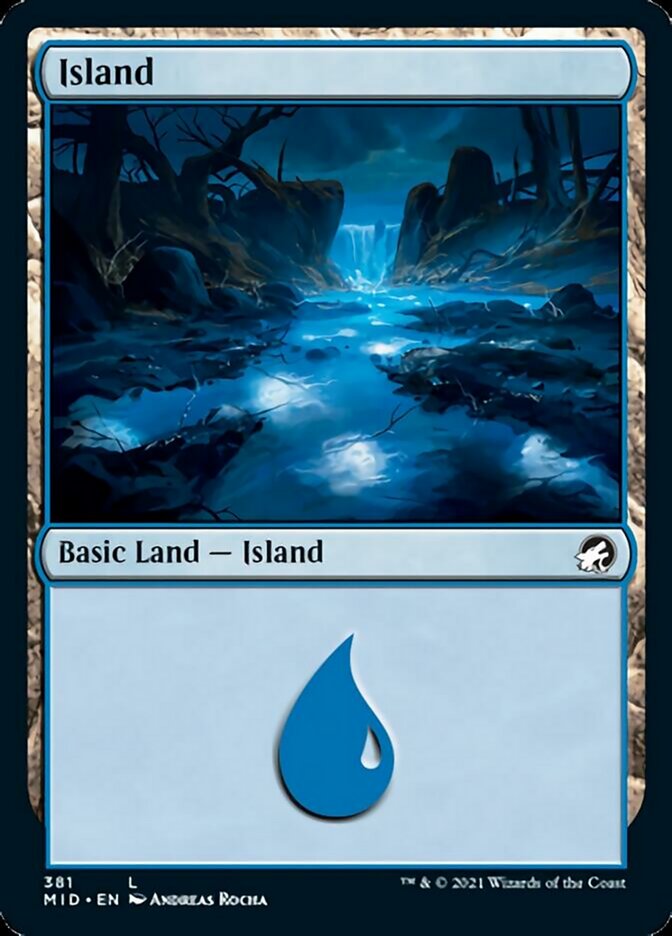 Island (381) [Innistrad: Midnight Hunt] | Gate City Games LLC