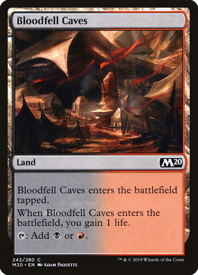 Bloodfell Caves [Core Set 2020] | Gate City Games LLC