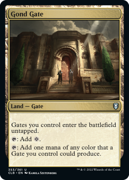 Gond Gate [Commander Legends: Battle for Baldur's Gate] | Gate City Games LLC