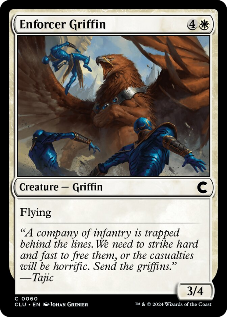 Enforcer Griffin [Ravnica: Clue Edition] | Gate City Games LLC