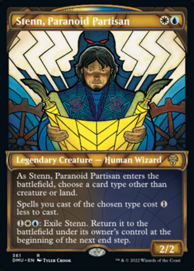 Stenn, Paranoid Partisan (Showcase Textured) [Dominaria United] | Gate City Games LLC