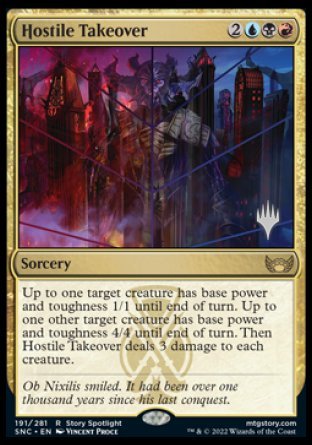 Hostile Takeover (Promo Pack) [Streets of New Capenna Promos] | Gate City Games LLC